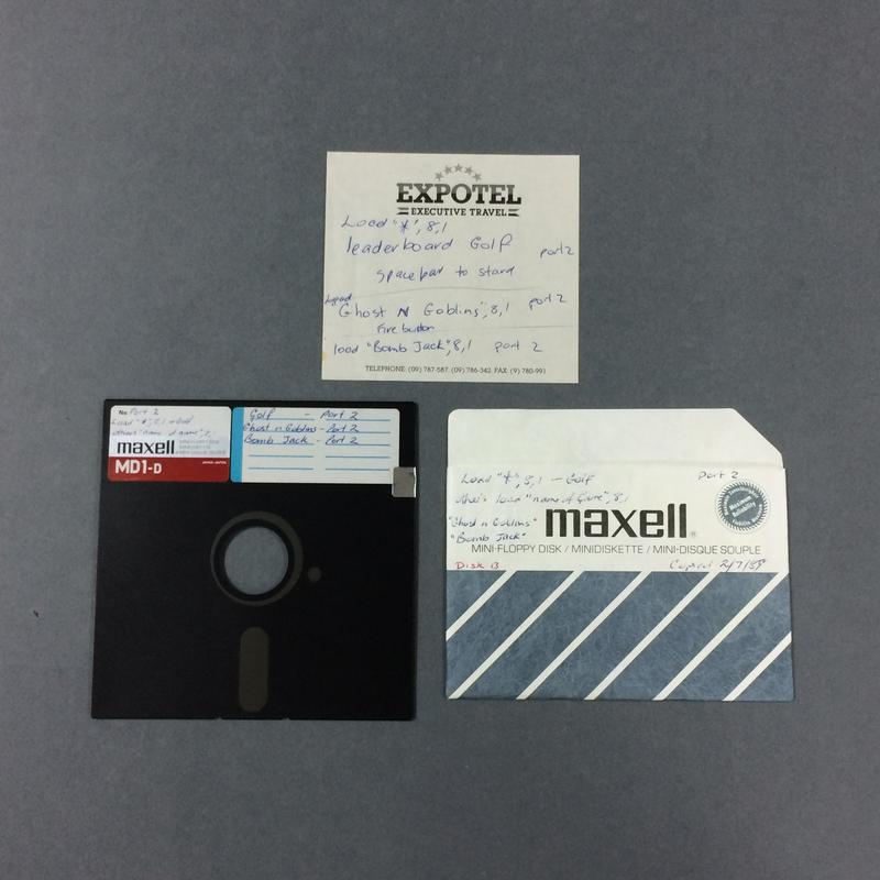 Floppy Disk of Games for Commodore 64] Museum of