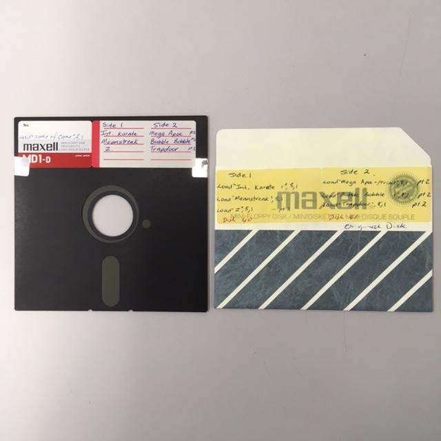Floppy Disk of Games for Commodore 64] Museum of