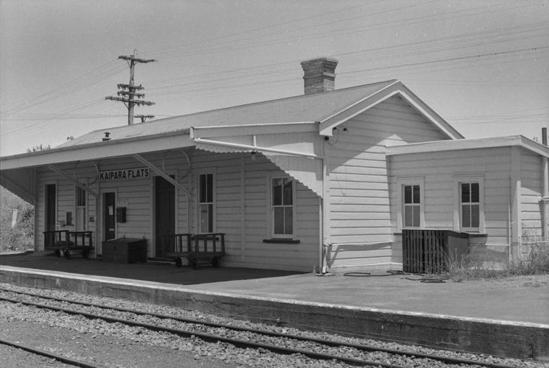 Photograph of Kaipara Flats station Museum of Transport and
