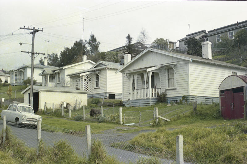 Photograph of railway houses Museum of Transport and Technology, New