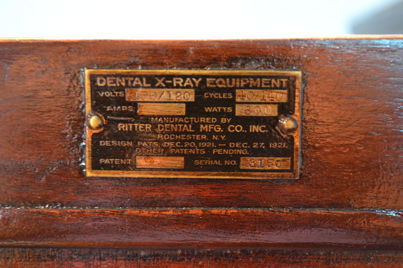 Dental XRay Machine [Ritter] Museum of Transport and Technology, New