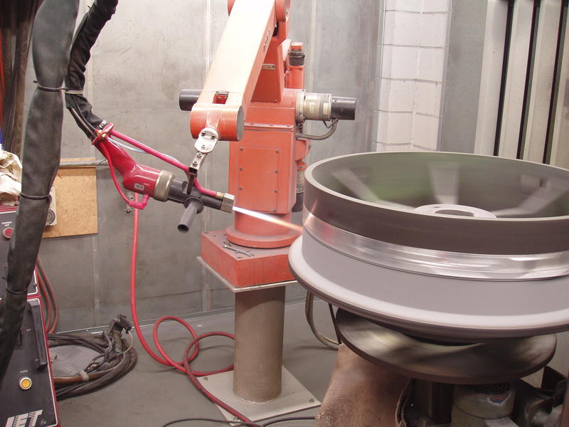 [Application of 'Tungsten Carbide’ by ABB IRB6 robot at Aerospace
