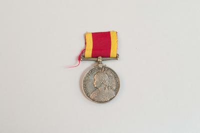 Medal [China medal 1900 (HMS Humber)]
