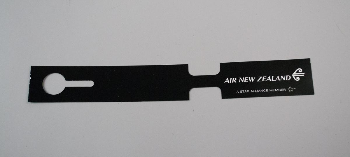 Baggage Label [Air New Zealand] Museum of Transport and Technology