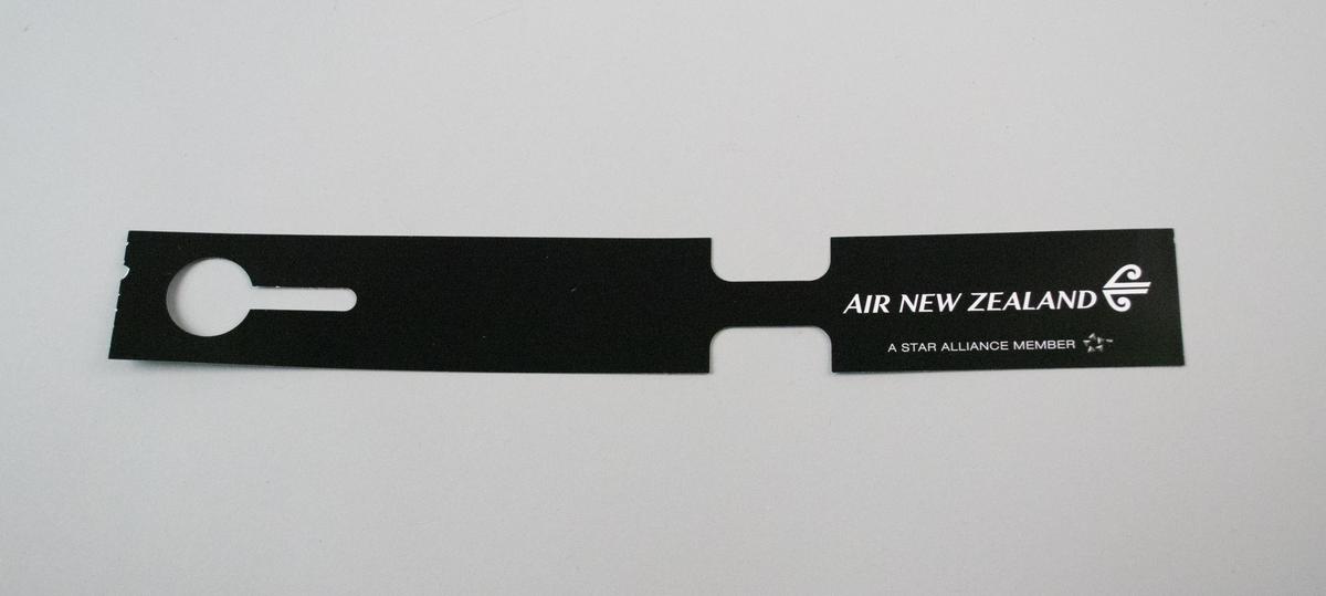 Baggage Label [Air New Zealand] Museum of Transport and Technology