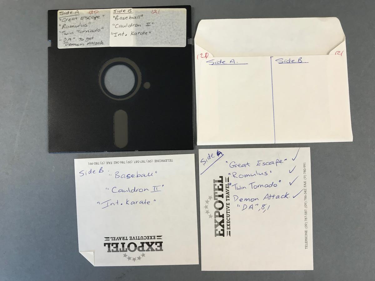 Floppy Disk of Commodore 64 Games] Museum of Transport