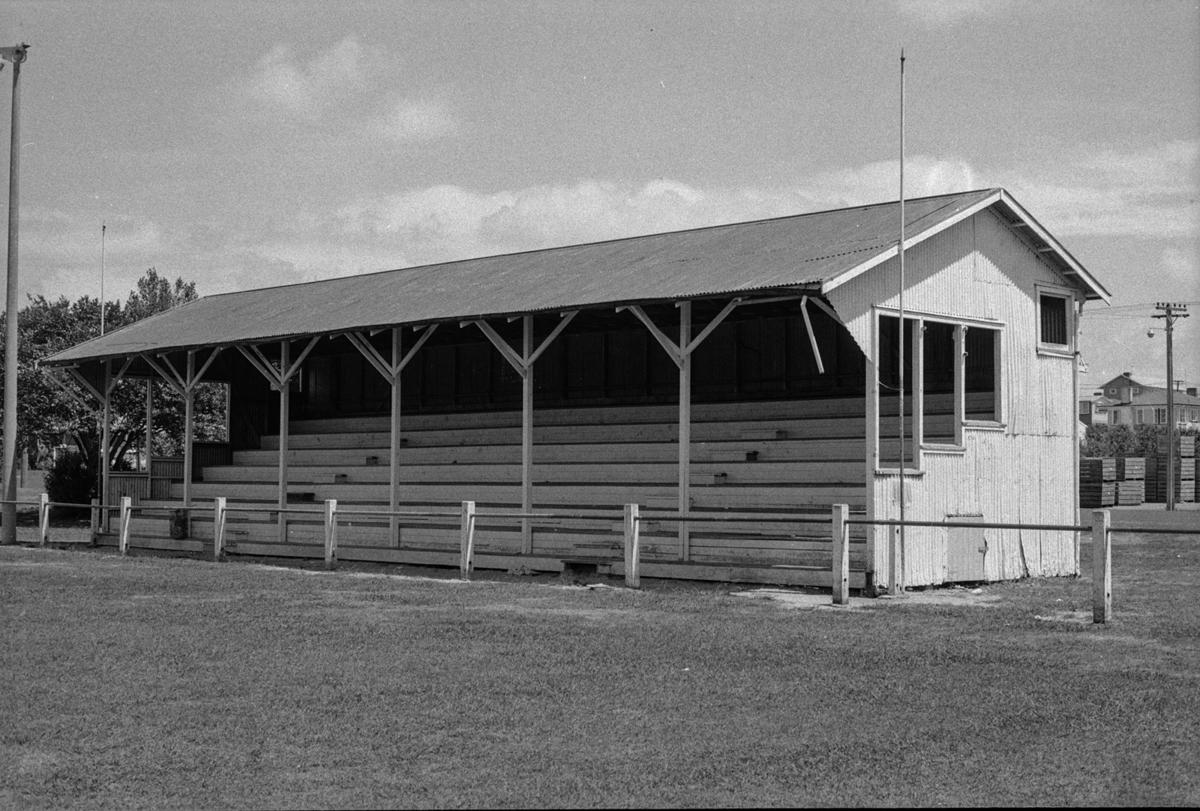 Photograph of grandstand, Pukekohe Museum of Transport and Technology