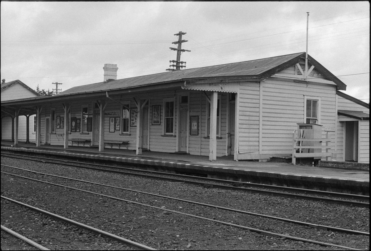 Photograph of Maungaturoto railway station Museum of Transport and Technology, New Zealand