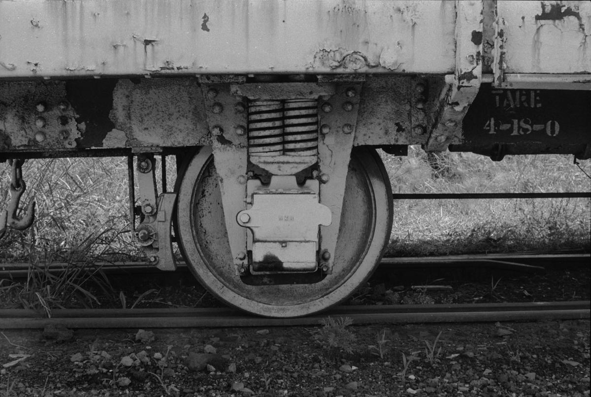 Photograph of wagon wheels Museum of Transport and Technology, New